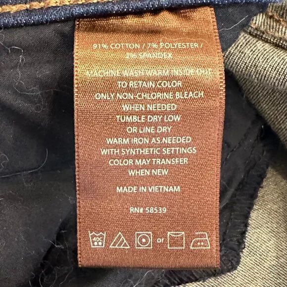 KUT from the Kloth Diana Skinny Jeans, Blinding W/Euro Base Wash, Size 24W - Picture 7 of 8